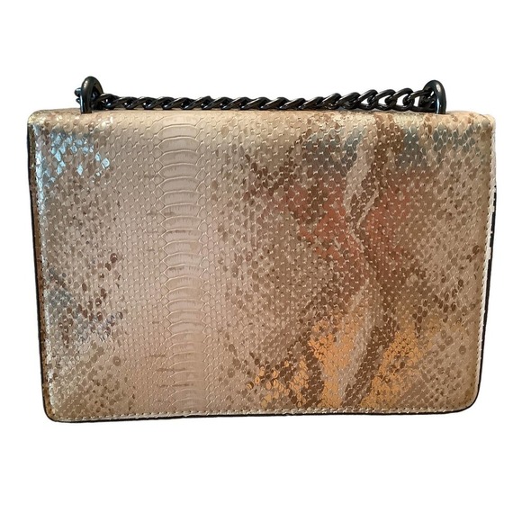 UNIQUE MERMAID HORSESHOE SNAKE EMBOSSED HANDBAG/CROSSBODY NWT - Picture 3 of 13